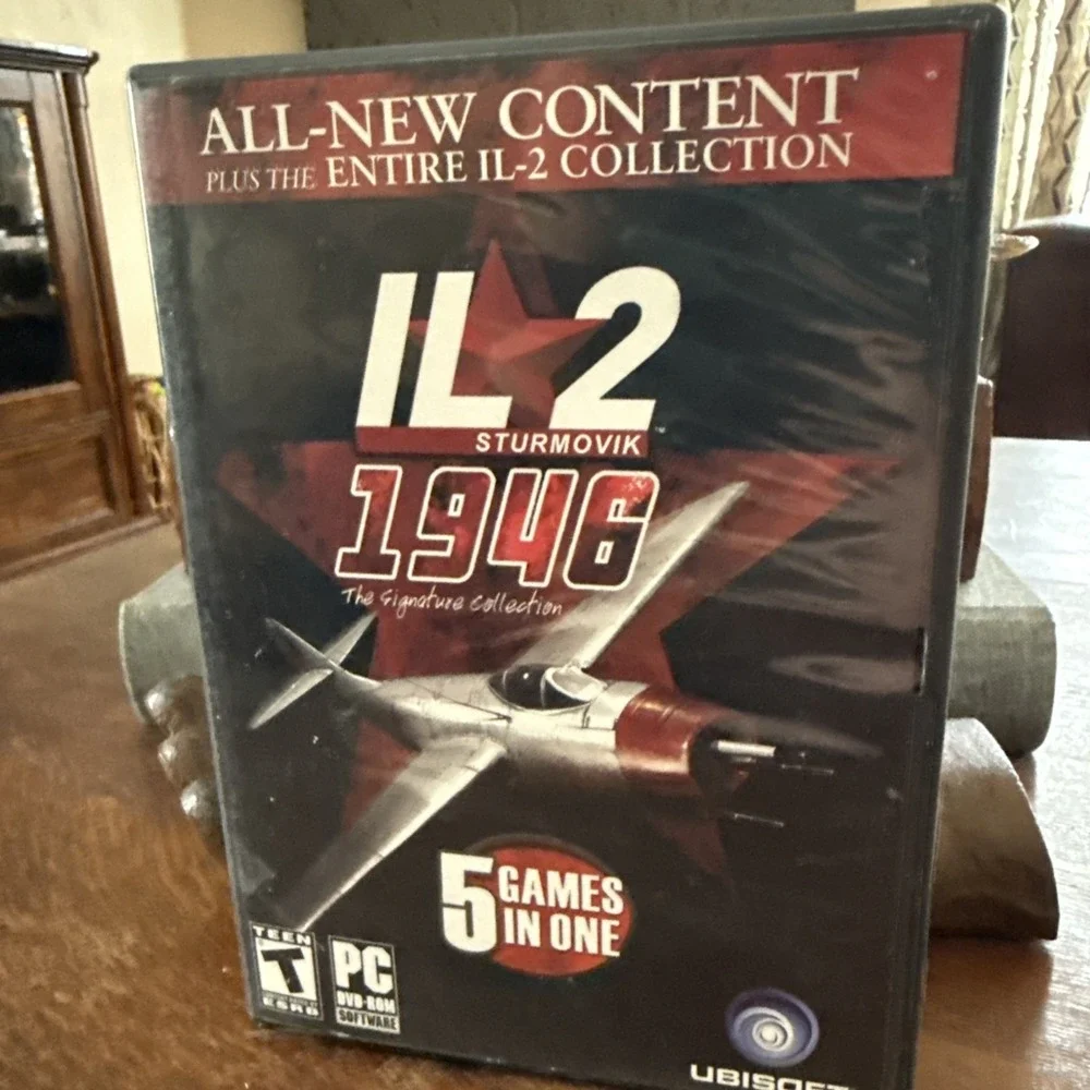 IL-2 Sturmovik 1946 PC Game DVD-ROM Ubisoft Flight Simulator 5 Games In One